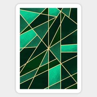 Abstract Green Sticker